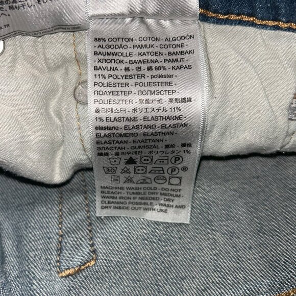 Levis 505 Jeans Mens 32x30 Blue Denim Regular Fit Straight Leg Medium Wash - Picture 3 of 7